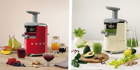 Maak kennis met de Smeg SJF01 slow juicer