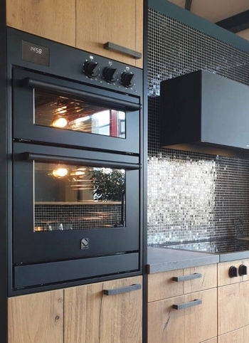 Steel All Black inbouw ovens