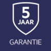 5 jaar garantie